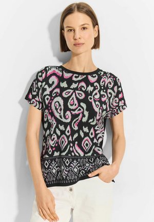 Cecil T-Shirt print - schwarz