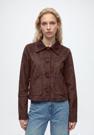 VILA, VIOLUNA JACKET - Chaqueta de entretiempo - coffee bean