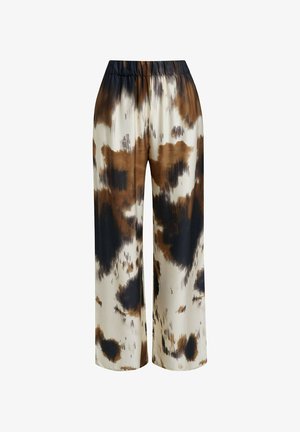 Smith&Soul, SMITH&SOUL GEMUSTERTE HOSE MIT ELASTIKBUND - Stoffhose - dark chocolat