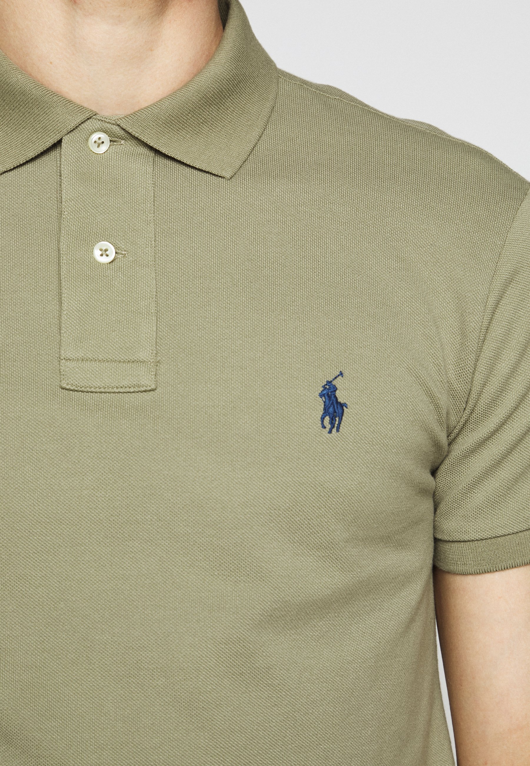 olive green ralph lauren polo shirt