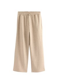 ESSENTIAL WIDE JOGGERS  - Tracksuit bottoms - neutral neppy textured