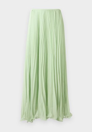 YAS, YASNOEL LONG PLISSE SKIRT - Maxisukňa - smoke green
