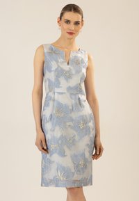 Apart - JACQUARD - Shift dress - hellblau-creme Thumbnail Image 1
