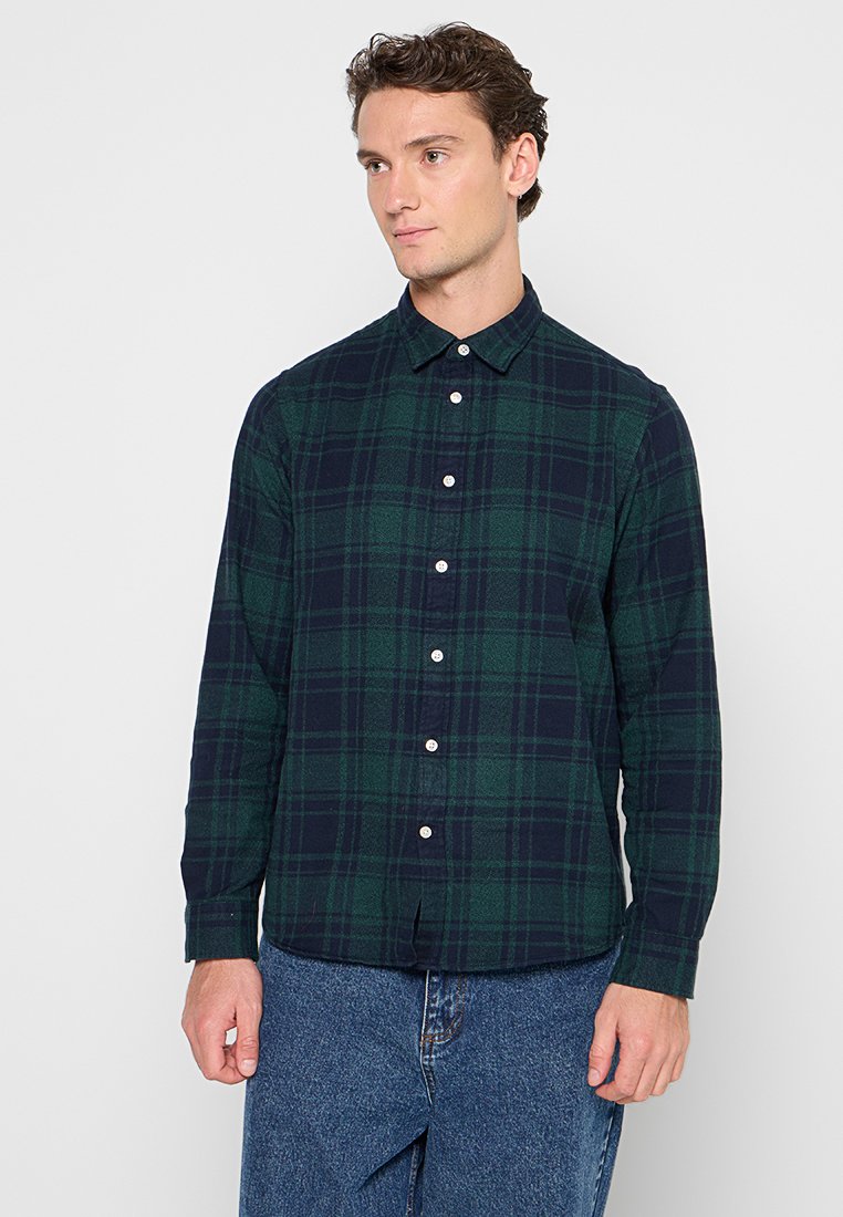 Selected Homme Overhemd donkergroen Selected Homme Overhemd donkergroen