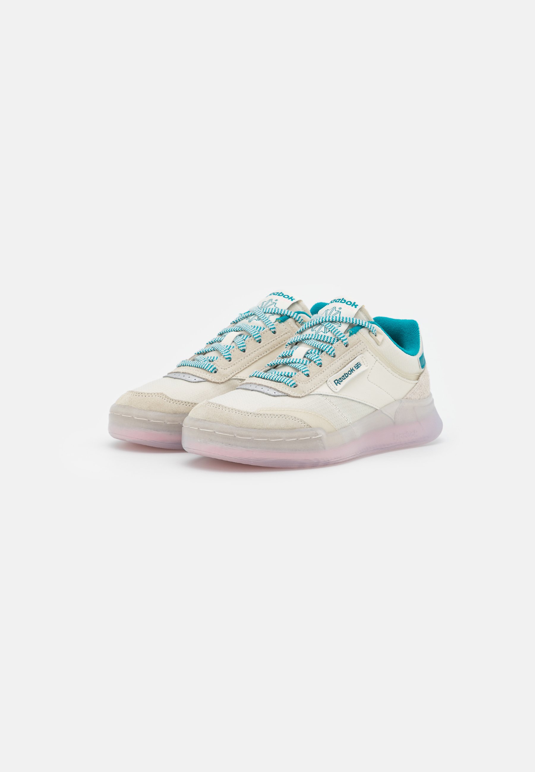 Reebok Classic CLUB C LEGACY - Zapatillas - alabaster/seaport teal/pink  glow/blanco - Zalando.es