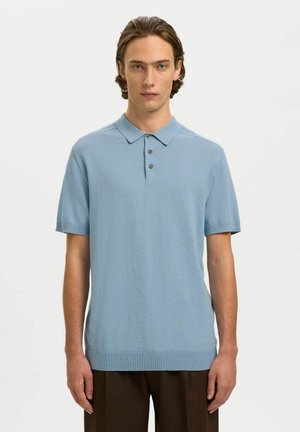 SLHBERG SS NOOS - Poloshirt - dusty blue