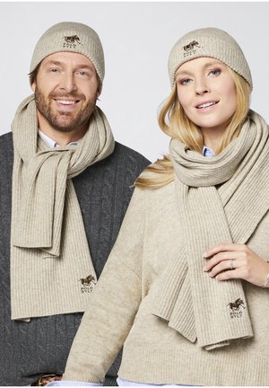 Polo Sylt MIT GESTICKTEM LABEL SYMBOL - Beanie - m oxford tan melange