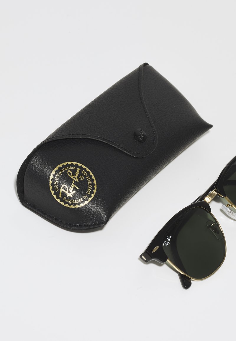Ray-Ban CLUBMASTER UNISEX - Sunglasses - schwarz/goldfarben  display picture 1
