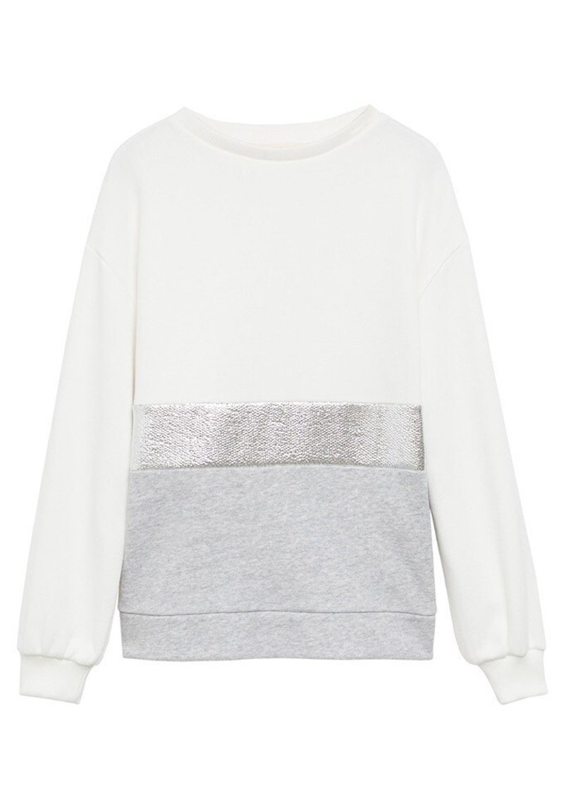 Mango PLATA7 Trui gebroken wit Zalando.nl Metallic trui Gebroken witmetallic KINDEREN | H&M NL
