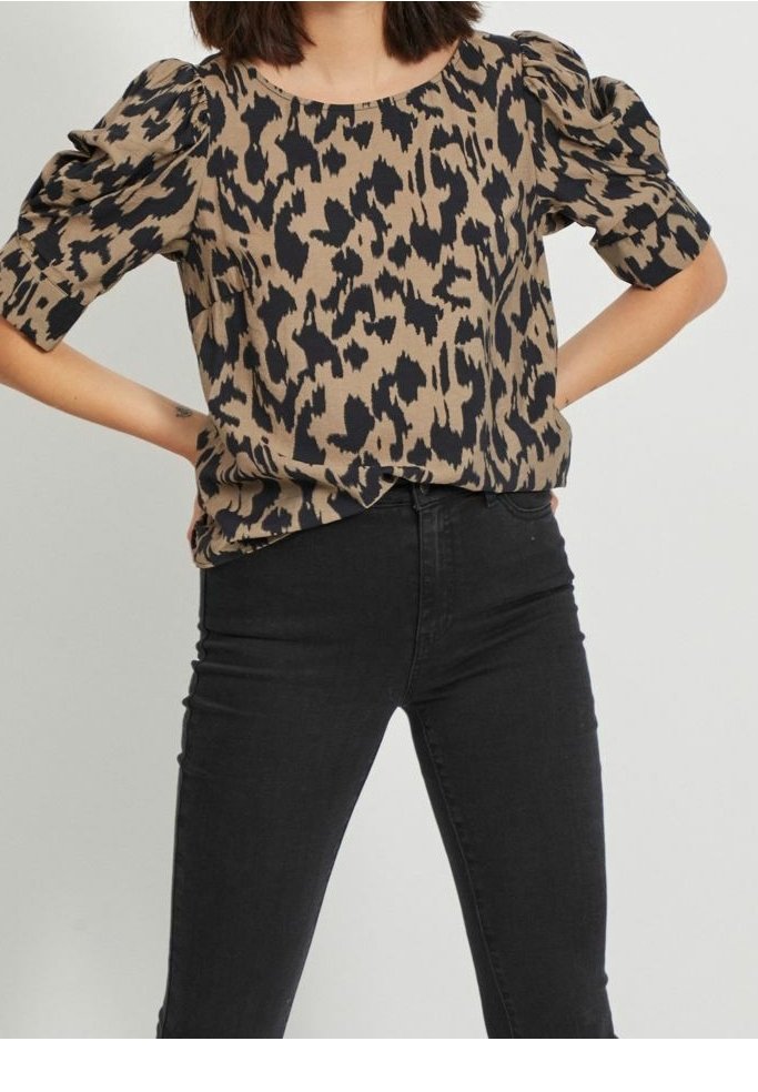 Object Bluse - beige