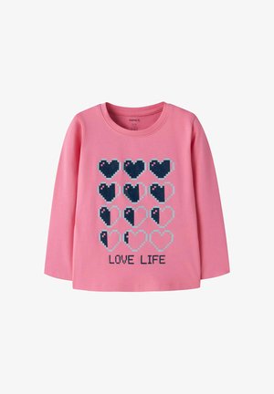 Name it, TOP GLITTER - Camiseta de manga larga - flowering ginger