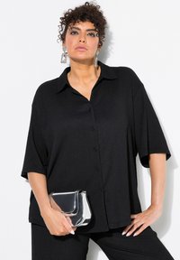 Ulla Popken 3/4 SLEEVE  - Blusa - black
