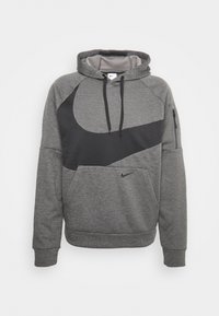 Majica s kapuljačom - charcoal heather/dark smoke grey/black