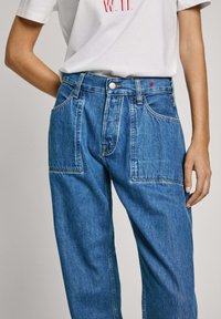 Pepe Jeans REVERSE LW - Jeans a sigaretta - oz blue rigid denim
