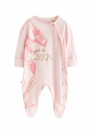 REGULAR FIT  BORN IN 2026 RIBBON BOW - Sleep suit - pink