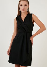 LELA REGULAR FIT - Juhlamekko - black