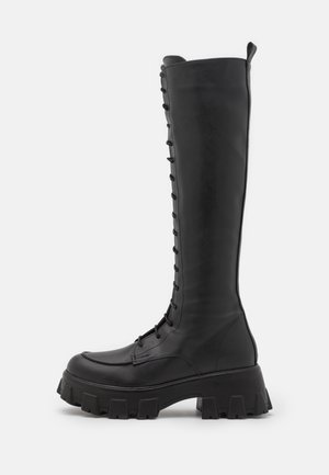 Botas con plataforma - black