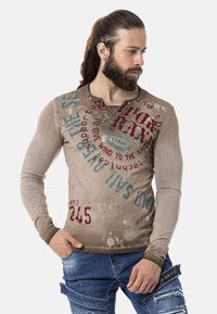Cipo & Baxx LANGARM - Langarmshirt - brown