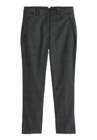 Next CHECK SLIM . TALL - REGULAR FIT - Pantaloni - grey black