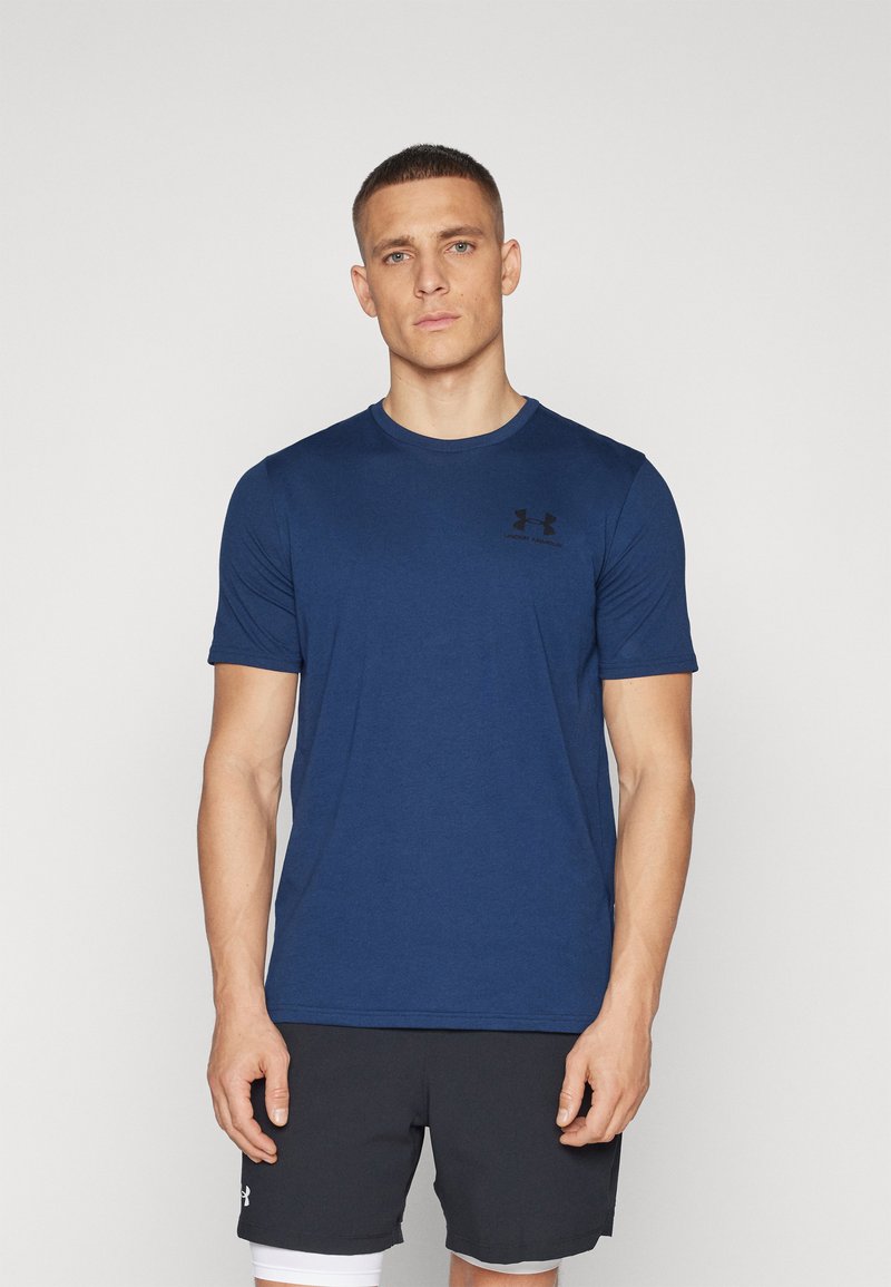 Under Armour - LEFT CHEST LOGO - Camiseta deportiva - academy/black, Ampliar