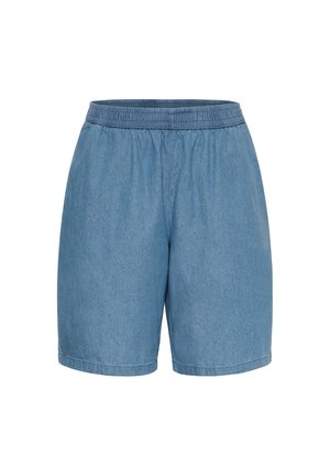 Kaffe Curve, KCJADA - Denimové šortky - medium blue chambray