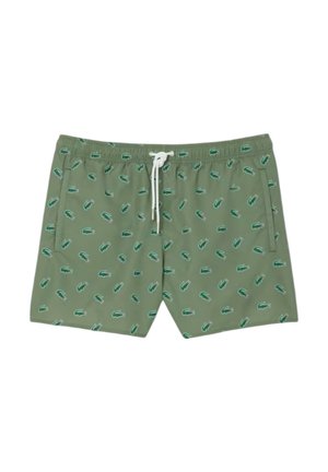Lacoste, SHORT COL IC3 - Shorts da mare - mottled green