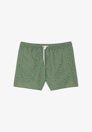 Lacoste, SHORT COL IC3 - Shorts da mare - mottled green