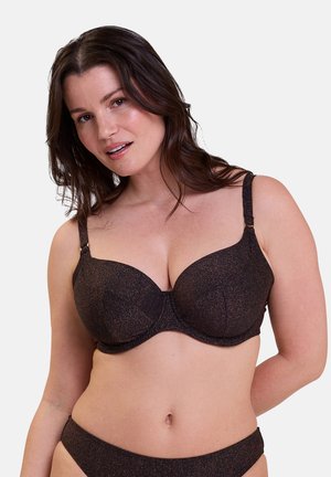 REFLET - Haut de bikini - noir