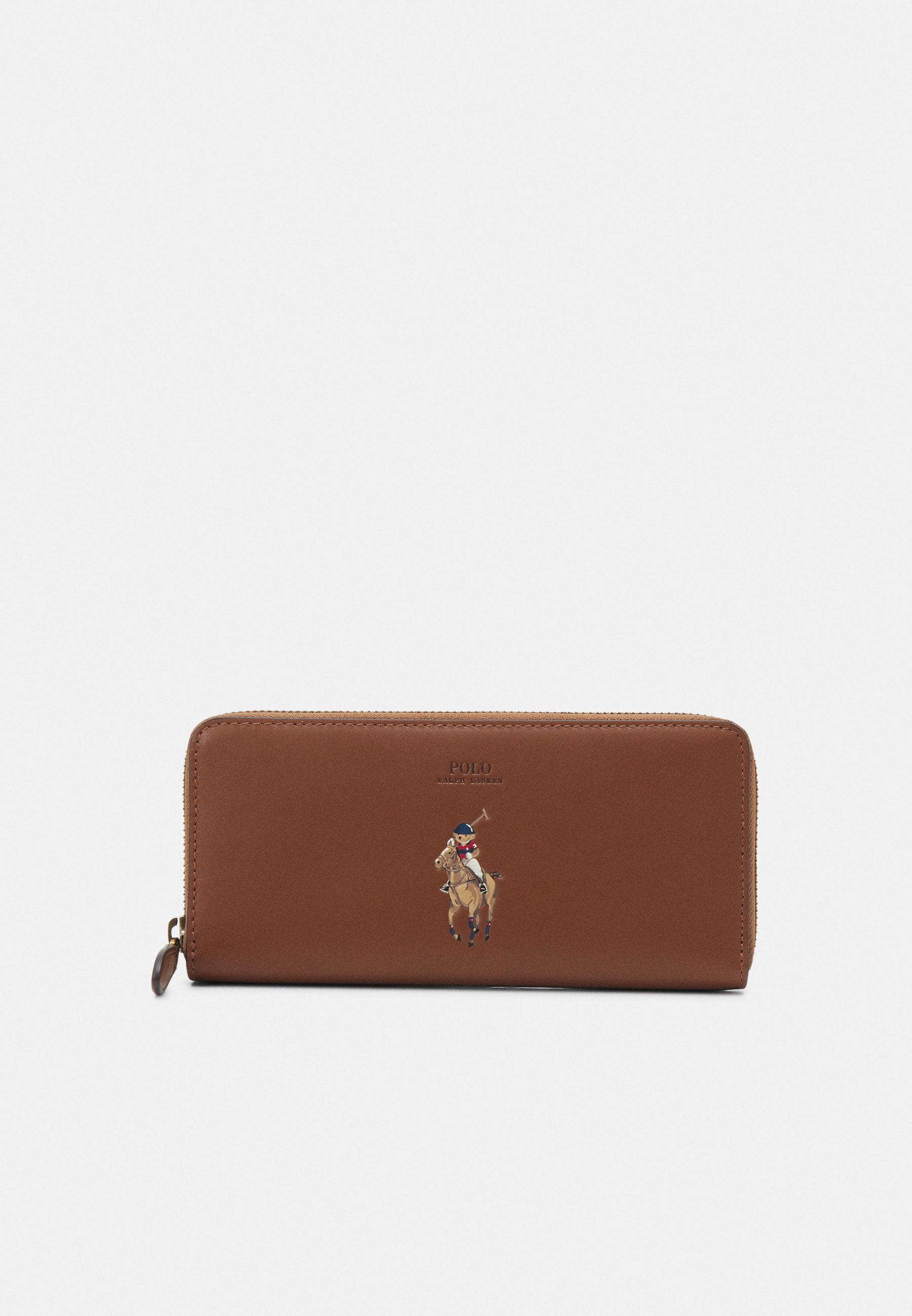 Polo Ralph Lauren SLIM ZIP WALLET SMALL - Piniginė - cuoio/ruda - Zalando.lt