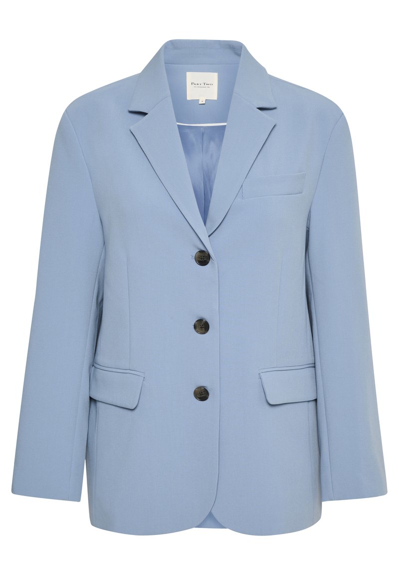 Part Two Halflange jas blauw