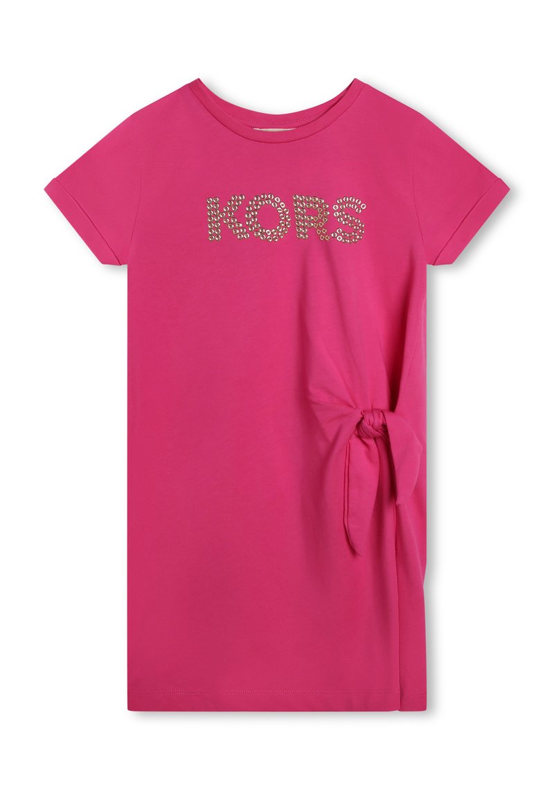 Michael Kors Kids Jurk donkerroze