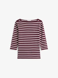 Niet geselecteerd, deep burgundy/ecru