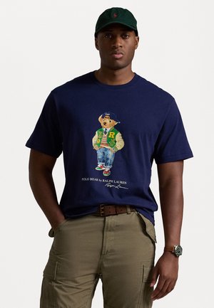 POLO BEAR JERSEY T-SHIRT - Marškinėliai su spaudiniu - newport navy