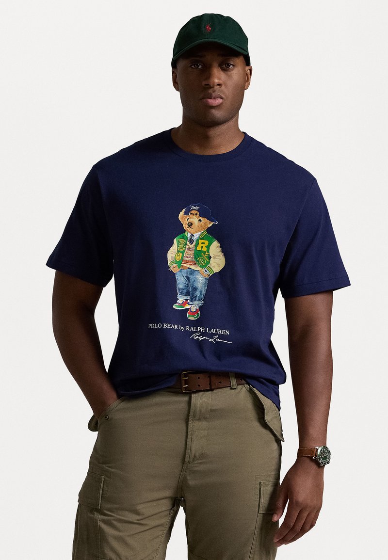 Polo Ralph Lauren Big & Tall POLO BEAR JERSEY T-SHIRT - Tricou cu imprimeu - newport navy