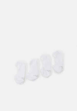 COMFORT FOOTIES 4PACK - Trainer socks - white
