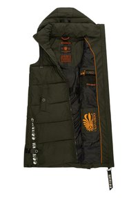 Navahoo SCHNUFFELCHEN - Weste - dark olive