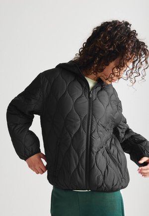 Marks & Spencer, HOODED JACKET (6-16 YRS).UNISEX - Overgangsjakke - black