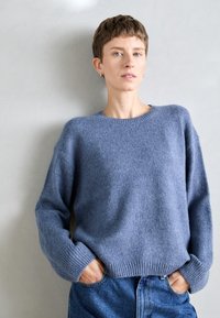 Marc O'Polo LONGSLEEVE ROUNDNECK - Pullover - hazy blue