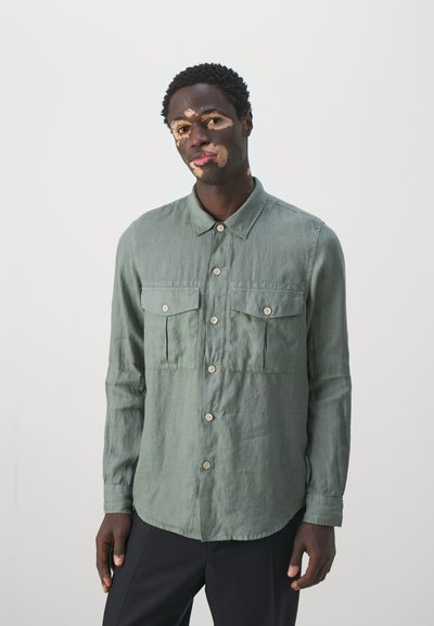 PS Paul Smith MENS L/S CASUAL FIT UTILITY - Marškiniai - khaki