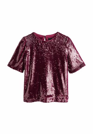 Next SEQUIN - Palaidinė - burgundy red
