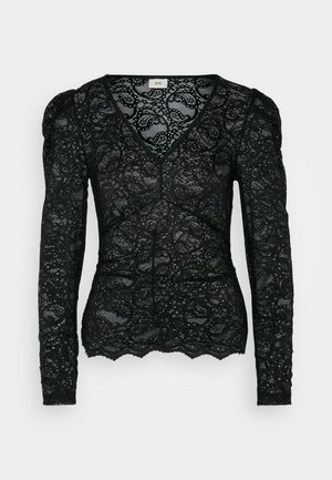 JDY JDYVLADI V NECK - Blouse - black