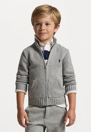 COTTON FULL ZIP JUMPER - Kardigan - andover heather