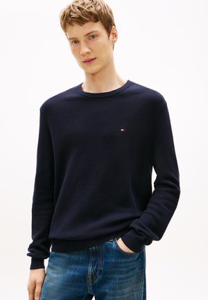 Tommy Hilfiger ESSENTIAL STRUCTURE CREW NECK - Trui - desert sky
