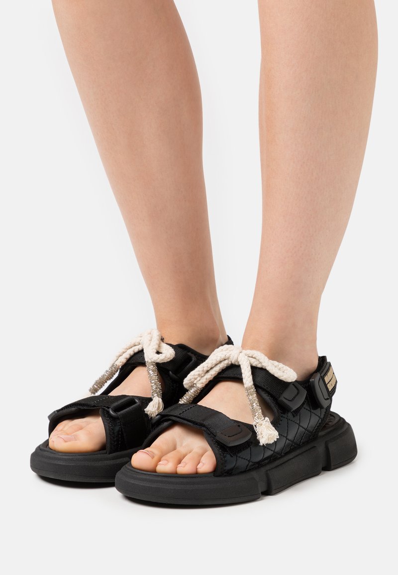 Scotch & Soda DAISIE SPORT - Riemensandalette - schwarz