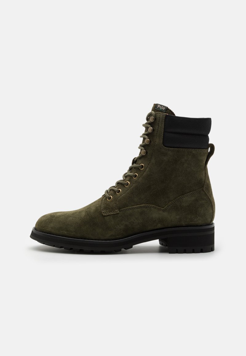 Polo Ralph Lauren BRYSON BOOTS Bottines à lacets olive ZALANDO.FR