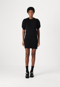 Davida Cashmere PUFF SLEEVE  - Vesta - black