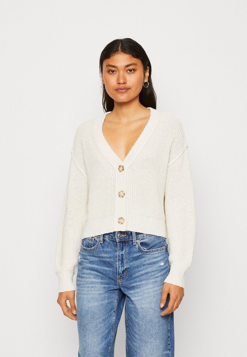 American Eagle CARDIGAN Cardigan cream/offwhite Zalando