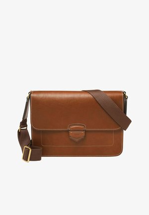 Fossil LENNOX MESSENGER - Sac bandoulière - medium brown