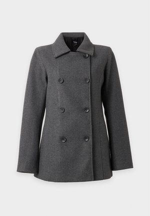 ONLY, ONLBLAKE PEACOAT - Късо палто - dark grey melange