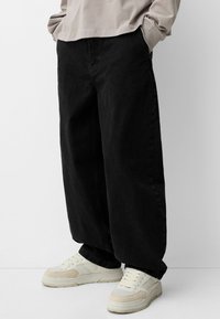SKATER - Jean boyfriend - mottled dark grey